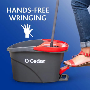 O - Cedar EasyWring Microfiber Spin Mop System - InspiredGrabs.com